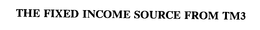 THE FIXED INCOME SOURCE FROM TM3 trademark