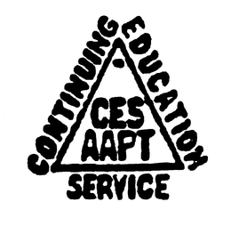 CES AAPT CONTINUING EDUCATION SERVICE trademark