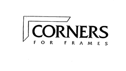CORNERS FOR FRAMES trademark