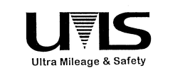 UMS ULTRA MILEAGE & SAFETY trademark
