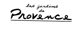 LES JARDINS DE PROVENCE trademark