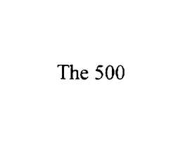 THE 500 trademark