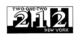 TWO-ONE-TWO 212 NEW YORK trademark