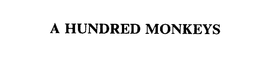 A HUNDRED MONKEYS trademark