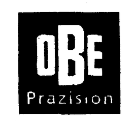 OBE PRAZISION trademark