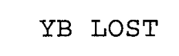YB LOST trademark