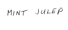 MINT JULEP trademark