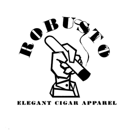 ROBUSTO ELEGANT CIGAR APPAREL trademark