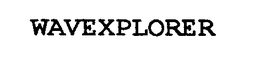 WAVEXPLORER trademark