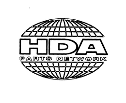HDA PARTS NETWORK trademark