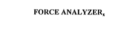 FORCE ANALYZERX trademark