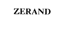 ZERAND trademark