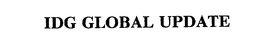 IDG GLOBAL UPDATE trademark