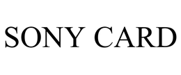 SONY CARD trademark