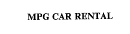 MPG CAR RENTAL trademark