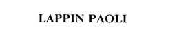 LAPPIN PAOLI trademark