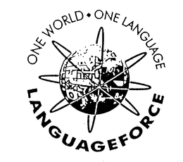 ONE WORLD-ONE LANGUAGE LANGUAGEFORCE trademark