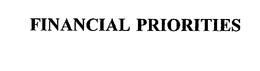 FINANCIAL PRIORITIES trademark