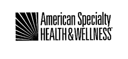 AMERICAN SPECIALTY HEALTH & WELLNESS trademark