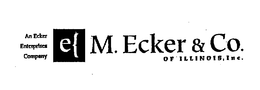 AN ECKER ENTERPRISES COMPANY M. ECKER & CO. OF ILLINOIS, INC. trademark