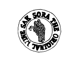 SORA THE ORIGINAL WINE SAK trademark