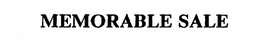 MEMORABLE SALE trademark