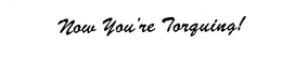 NOW YOU'RE TORQUING! trademark