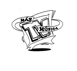 MAS MUSICA TEVE trademark