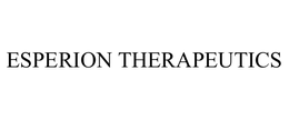 ESPERION THERAPEUTICS trademark