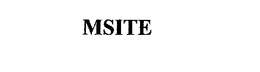 MSITE trademark