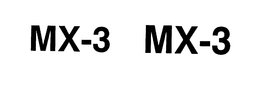 MX-3 trademark