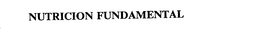 NUTRICION FUNDAMENTAL trademark