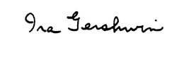 IRA GERSHWIN trademark