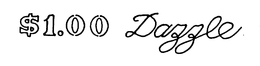 $1.00 DAZZLE trademark