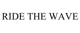 RIDE THE WAVE trademark