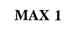 MAX 1 trademark