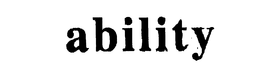 ABILITY trademark