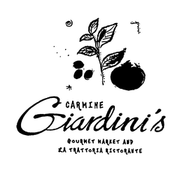 CARMINE GIARDINI'S GOURMET MARKET AND LA TRATTORIA RISTORANTE trademark