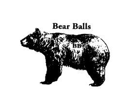 BEAR BALLS BB trademark
