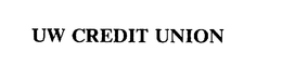UW CREDIT UNION trademark