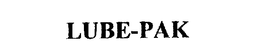 LUBE-PAK trademark