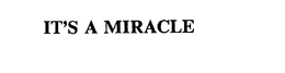 IT'S A MIRACLE trademark