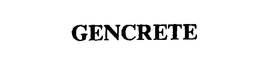 GENCRETE trademark