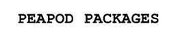 PEAPOD PACKAGES trademark