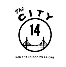 THE CITY 14 SAN FRANCISCO WARRIORS trademark