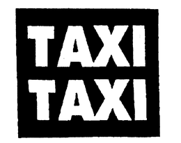 TAXI TAXI trademark