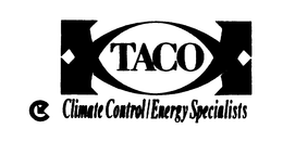 TACO CLIMATE CONTROL/ENERGY SPECIALISTS trademark