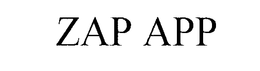 ZAPP APP trademark