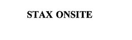 STAX ONSITE trademark