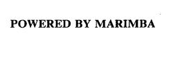 POWERED BY MARIMBA trademark